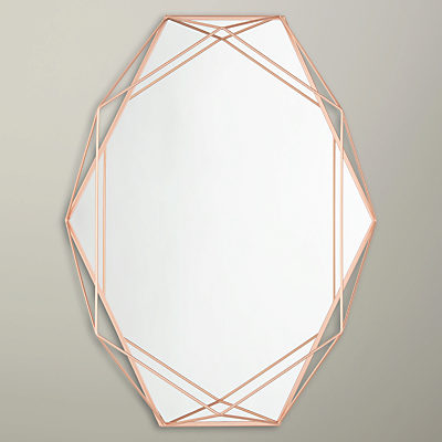 Umbra Prisma Wall Mirror, 43 x 57cm Copper
